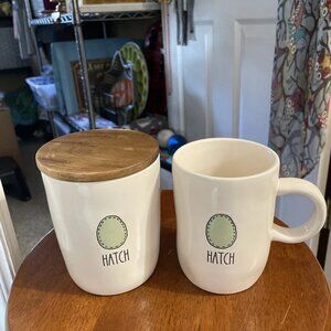 Rae Dunn HATCH Mug & Canister Set